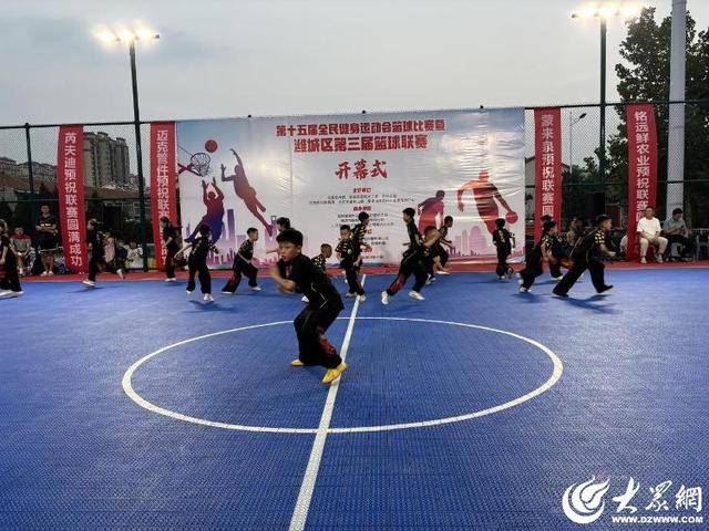 潍坊潍城：篮球联赛点燃夏日激情