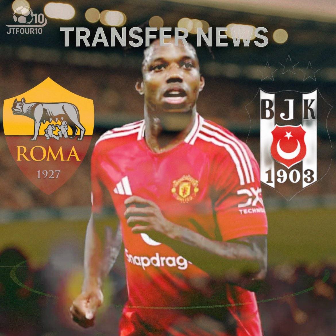 罗马欲打包曼联二鼠罗马
,堪称红魔最好朋友!霍伊伦德要求确保永久转会