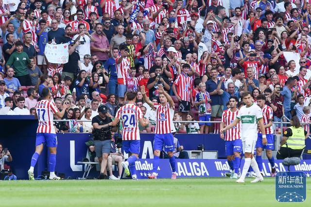 足球丨西甲:马德里竞技平埃尔切
