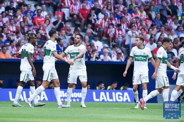 足球丨西甲:马德里竞技平埃尔切