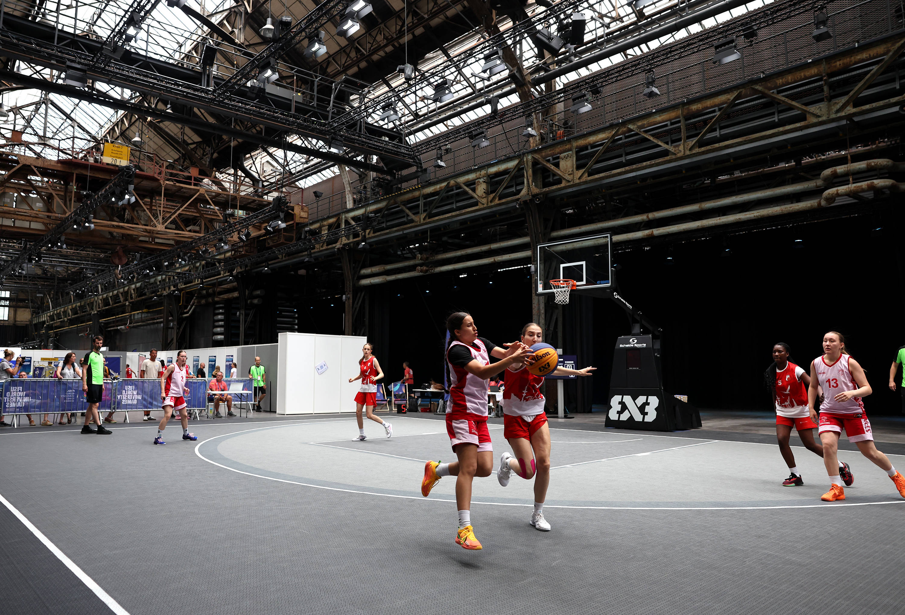 探访莱茵-鲁尔大运会三人篮球比赛场馆——“波鸿世纪厅”